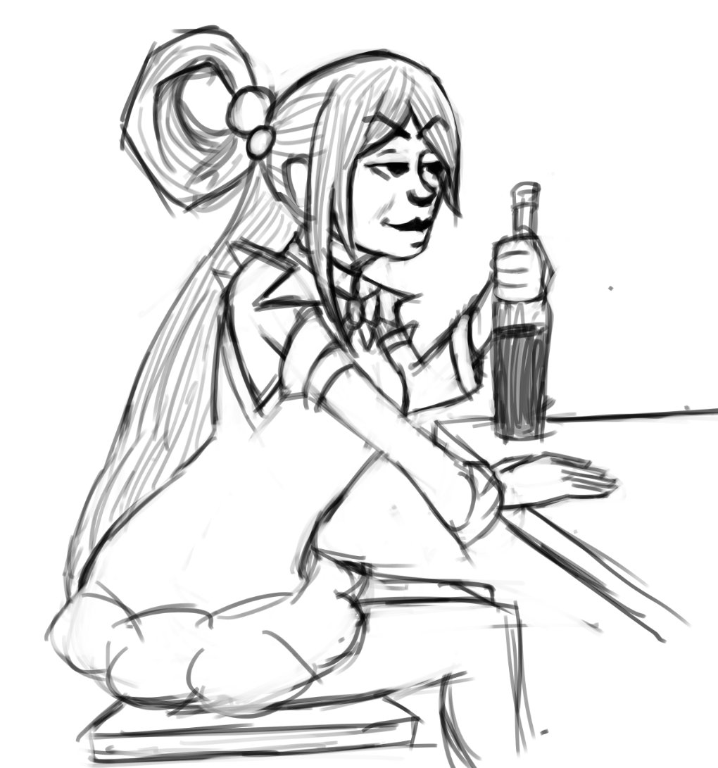 AllisunTree's tweet photo. @NommsiNomsense Aqua wants to drink uvu https://t.co/qIU9mRaJkU
