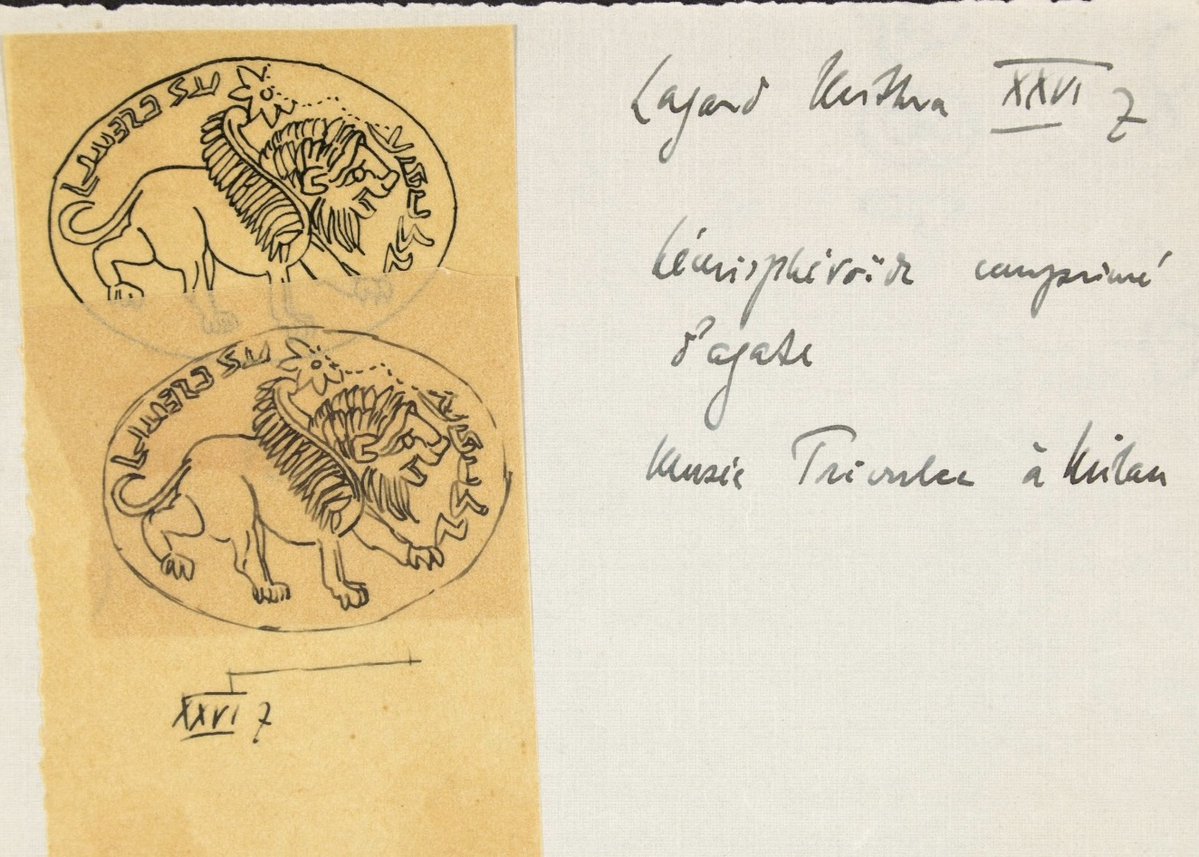 persiaanticua's tweet photo. So I may ask the museum for modern photos and then publish them. 

the only other interesting one for me is 1 here: Acquired in London, 1855-56, DFa694. For its similarity to 2-3 prev in Milan, Trivulzio Collection. noted by Herzfeld Notebook 19 (2), published by  Lajard 1847 (3) https://t.co/GBLUEObhUp