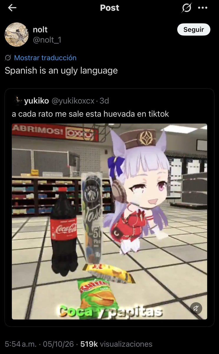 ElWithered_'s tweet photo. Imagina hacer un video tan mierda que empieza a arruinar la reputación de tu idioma 😭 https://t.co/dJfTI2B7Ln