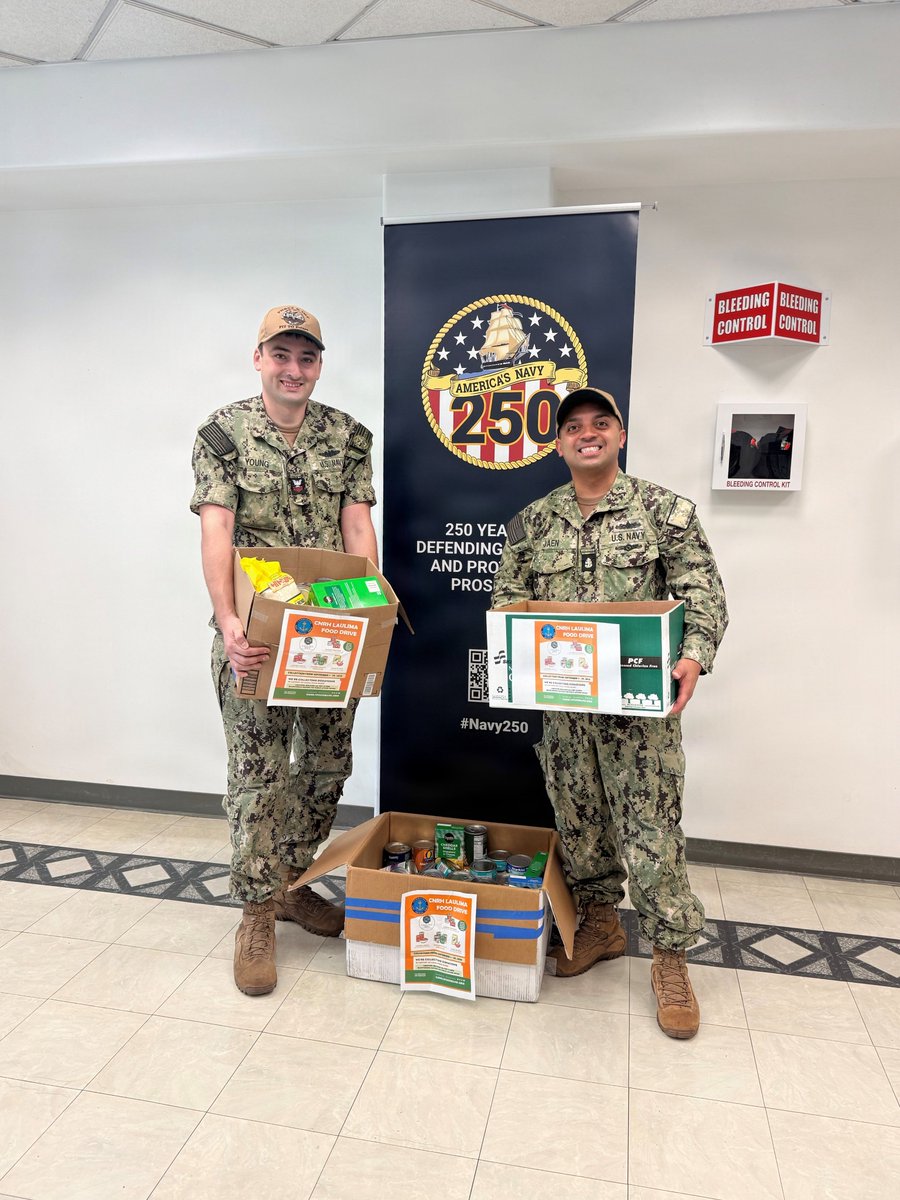 NavRegHawaii's tweet photo. 🥫 CNRH collected 400+ pounds of food during the DON Summer Food Drive, supporting a local food bank and helping combat food insecurity in the community.
Read more 👇
🔗 https://t.co/3Fx9bAYB3U

#DoN #SummerFoodDrive

@JointBasePHH @CNICHQ https://t.co/aMr6oNFJog