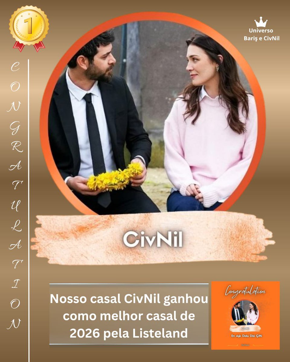 civnil_br_'s tweet photo. CivNil são os vencedores do The Heart of Autumn Poll 2026 / Casal de Série Mais Apaixonado! 🍂🧡🏆

Mais uma vez, o carinho, a dedicação e a união tornaram esse resultado possível. ✨ Obrigada a todos que dedicaram seu tempo e contribuíram com cada voto até o final.

#CiVNil https://t.co/igSiIDScWG