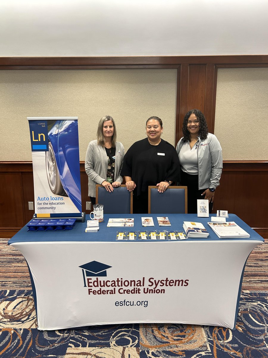ESFCU's tweet photo. We were proud to support the SEIU Leadership Conference in Montgomery County! Connecting with education professionals and sharing financial wellness resources and Credit Union membership benefits is one way we support our education community. https://t.co/pZcD0qWhAZ