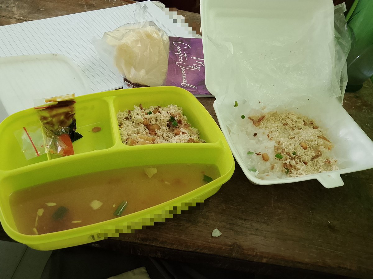 serabinyam's tweet photo. mam dulu, bubur ayam emang enak bet🤤 https://t.co/MVihEFybv1