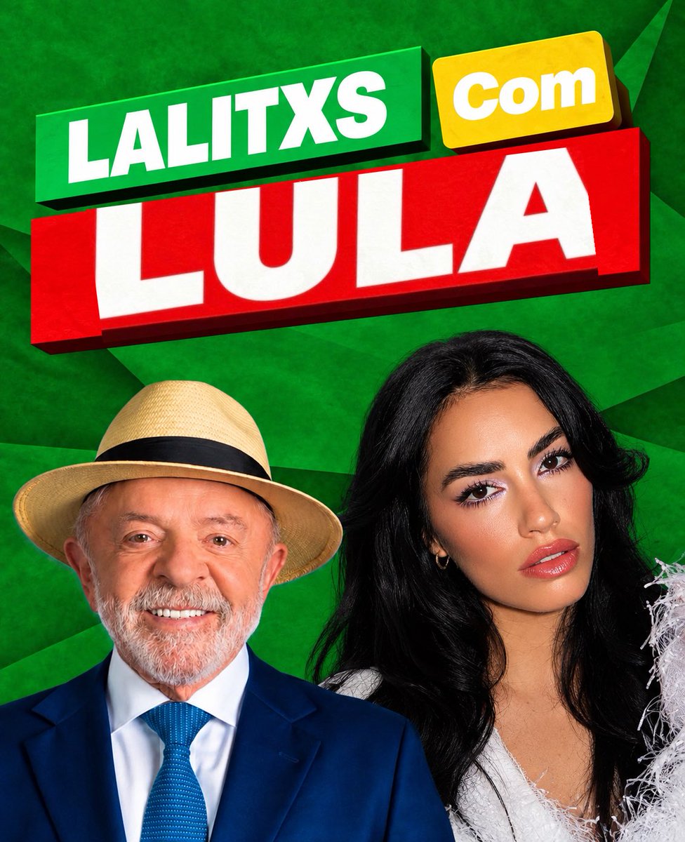 PortalLaliBR's tweet photo. LALITXS COM LULA MAIS DO NUNCA! 

Seguimos juntos, defendendo um Brasil mais justo para todos. #FandomsComLula 

O SEGUNDO TURNO É LULA! ⭐️❤️ https://t.co/gAneZ7esd7