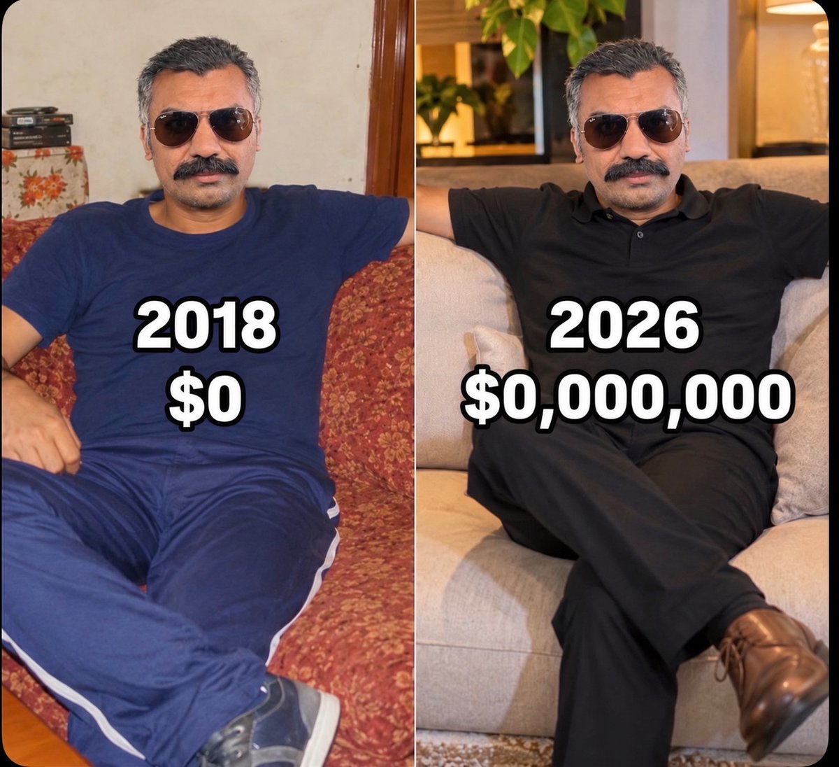 genelambo's tweet photo. #XRP holders then vs now https://t.co/x7UPSENdbb