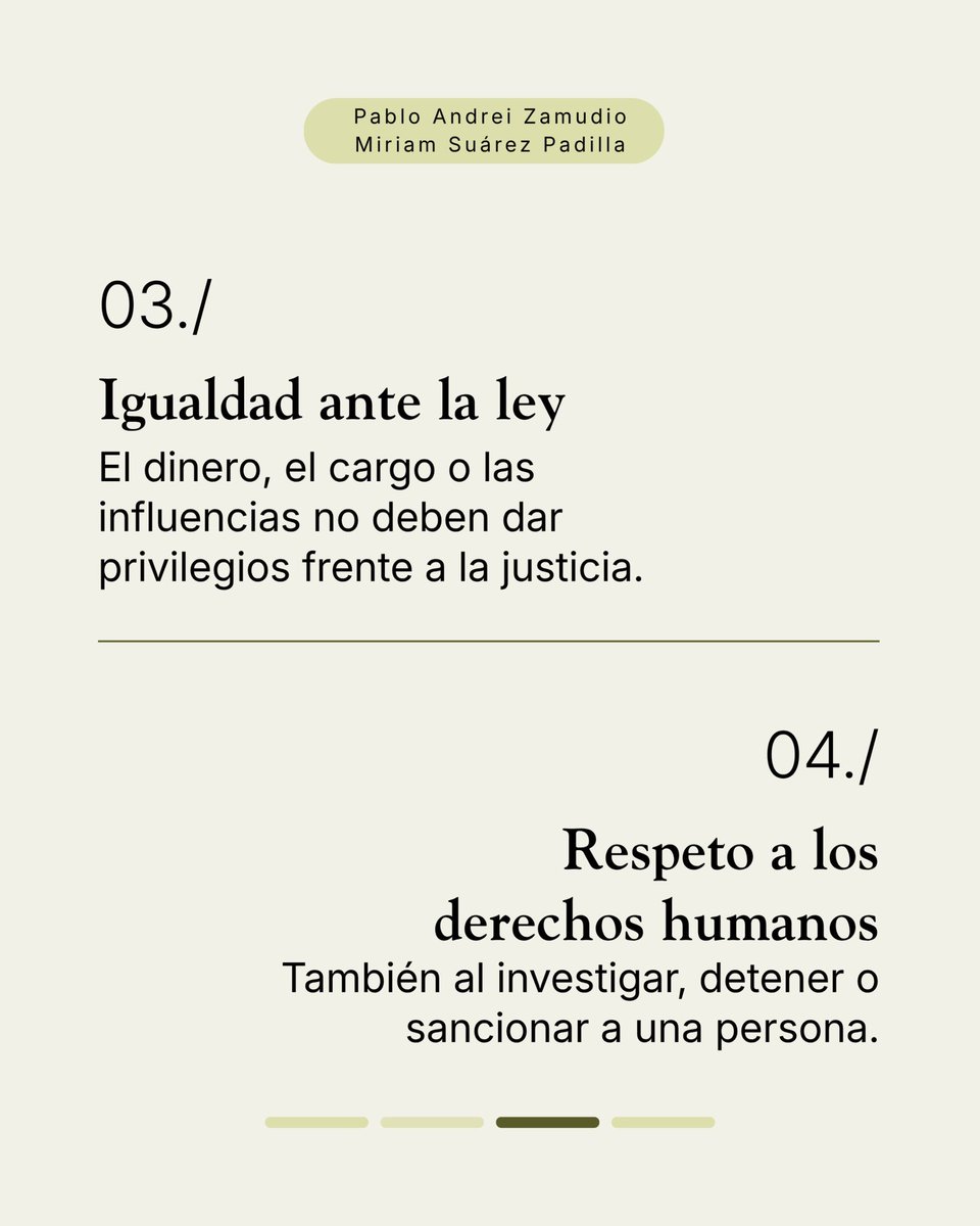 pabloandreiPAZ's tweet photo. Nadie por encima de la ley. ⚖️

El Estado de derecho significa que tus derechos se respeten, que las autoridades rindan cuentas y que el dinero o las influencias no decidan la justicia.

Desliza y conoce los principios que ponen límites al poder y nos protegen a todas y todos. 👉 https://t.co/XsSLb6WKlA