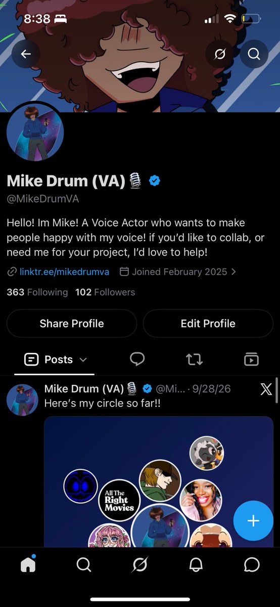 MikeDrumVA's tweet photo. A few days late but thank you all for 100 followers!! I really appreciate you all!! https://t.co/8f38gsXDUe