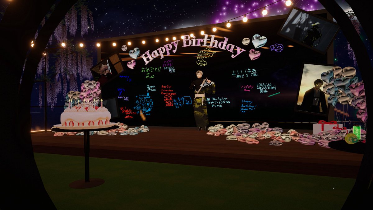 AscenderVRC's tweet photo. おはようございます
昨日は誕生日インスタンスに遊びに来ていただいた方々、本当にありがとうございます。

一人で過ごす予定だった誕生日が素敵で楽しい時間になりました。

26歳、目標は持病を治して復活するということにしておきます。
まだVRChatにはあまりinしないかm…(文字数制限につきここまで https://t.co/BlbxmlMZDI
