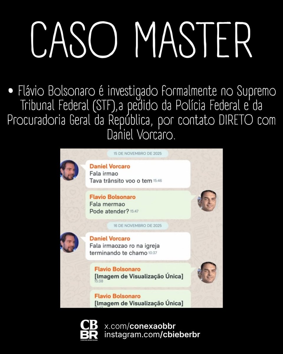 conexaobbr's tweet photo. Informação também é instrumento de escolha.

Neste post, reunimos episódios públicos envolvendo Flávio Bolsonaro para que cada pessoa possa conferir os fatos, buscar as fontes. O SEGUNDO TURNO É LULA ⭐️❤️

#EleNão #Eleições2026 #FandomsComLula https://t.co/4Qh9ZBEn77