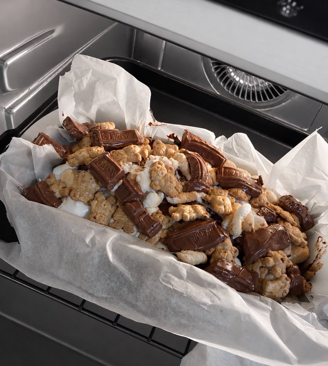 1slandmami's tweet photo. s’mores banana bread 🥰 https://t.co/0nuXo3S220