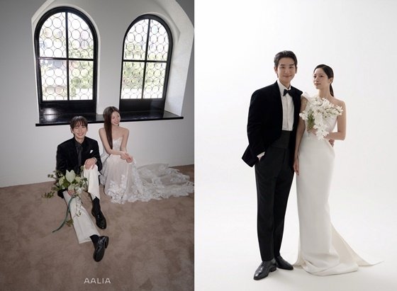 joochocoo's tweet photo. Lovely Runner Actor Song Jiho, Kim Hyeyoon’s On Screen Brother to Marry Kim Sori... Wedding Photos Released, “They Have Been Dating for a Long Time”

Actor Song Jiho is getting married to singer and actress Kim Sori.

On October 6, Song Jiho’s agency Inyeon Entertainment announced, “Song Jiho will marry his fiancée, who is also a fellow entertainer and they will begin a beautiful life together as husband and wife.”

According to his agency, Song Jiho’s bride to be is singer and actress Kim Sori. The two have been in a relationship for a long time and have decided to get married based on their deep trust in each other.

Along with the wedding announcement, their newly released wedding photos show Kim Sori looking beautiful in her wedding dress, while Song Jiho looks happy by her side.

Congrats Jiho 🥹 

#LovelyRunner #SongJiho
