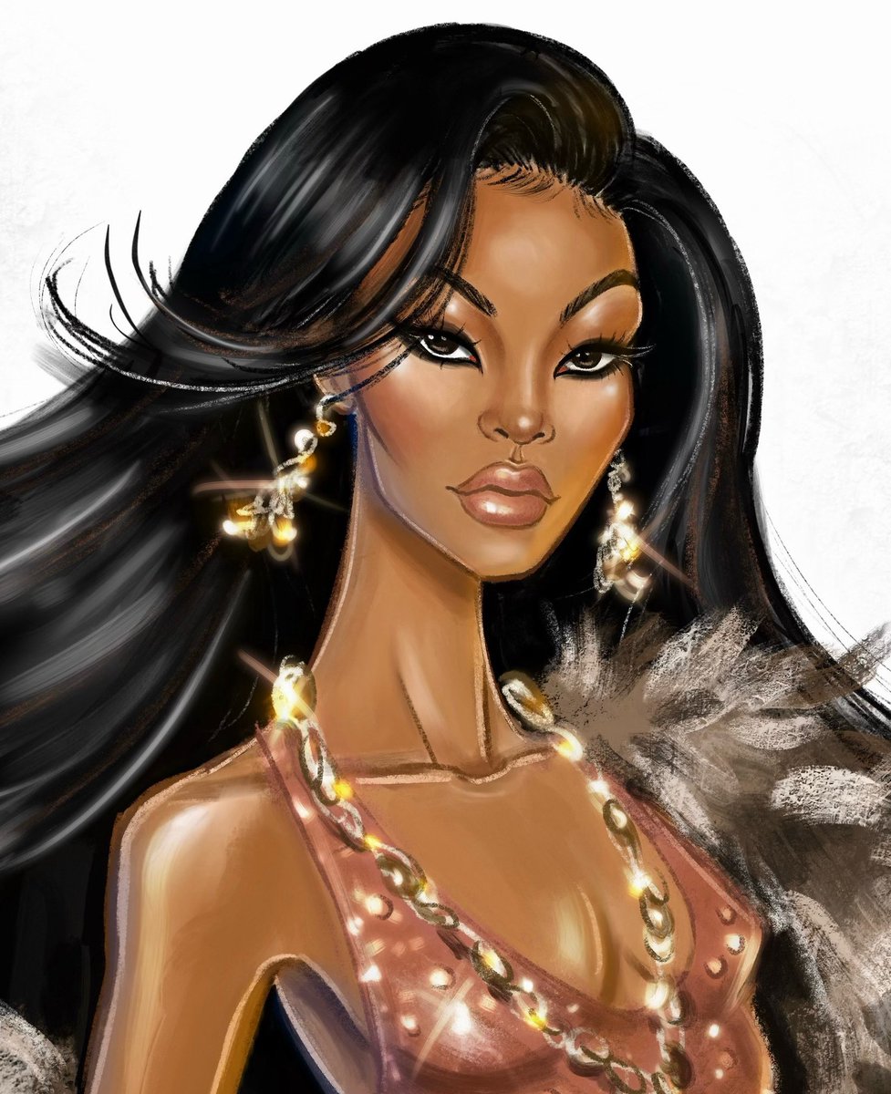 Hayden_Williams's tweet photo. AMERIE ✨
I love this new take of #Amerie’s classic #1Thing, so I decided to sketch a look inspired by the opening scene in the original music video, but with my own twist. Can’t go wrong with some sparkle, boots + a fabulous fur! https://t.co/KXaAwotURv