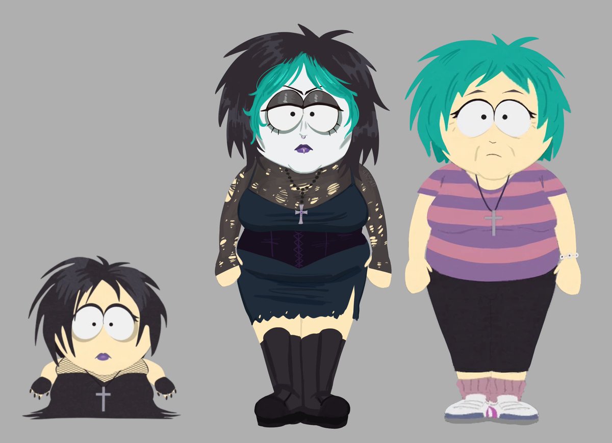 4assedtoolshed's tweet photo. henrietta through the ages!!! featuring my young adult #henriettabiggle design in the south park style:)
#southparktwt #southparkfanart https://t.co/uXy9p5IoNq