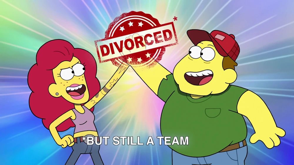 forever_gf618's tweet photo. Good reminder that Bill and Nancy Green are still one of the best examples of a divorced couple who still get along well that I've seen in an cartoon.

Also another one of the many reasons why you should watch Big City Greens if it appeals to you. https://t.co/BBuvw1sxrR