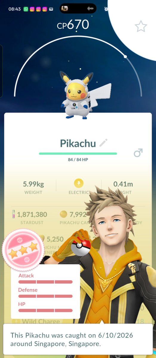 ooof000f's tweet photo. astro pika hundo lezzgooooo 

#pokemongo https://t.co/ks6MIVgN4K