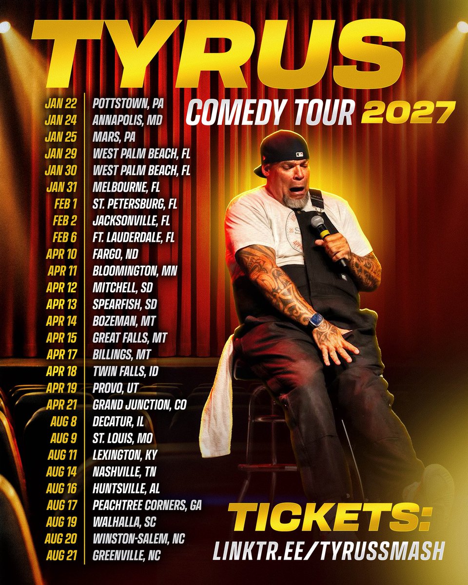 PlanetTyrus's tweet photo. Everyone is making the trip to go see #tyruslive farewell tour!!!! Get your tickets 🎫 click the link on the bio!!! #tyrussmash #nuffsaid https://t.co/herQGBmI7r https://t.co/70C7hYWVuA
