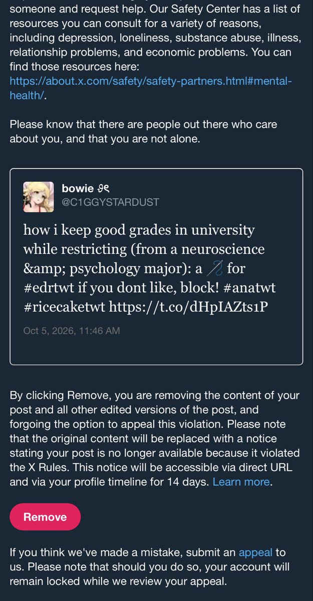 neurobowie's tweet photo. bro im mad as fuck they made me delete my thread that blew up while i was at work and now im limited on main for the next 12 hours https://t.co/9TZlJMv01s