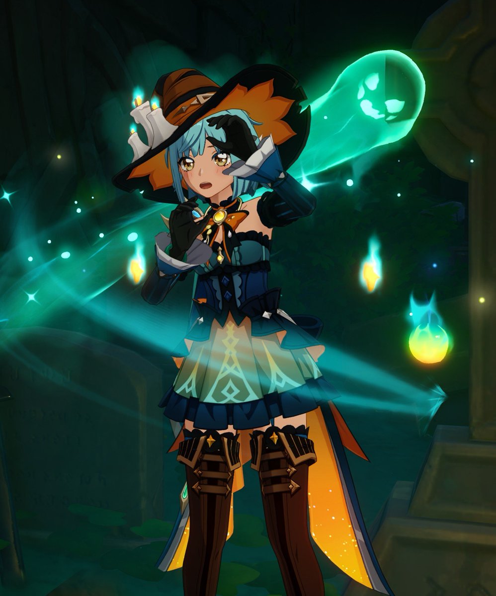 pixekina's tweet photo. What ghosts Can she find, or how can you be sure your even real yourself?
🍂🌗🌌

#MiliastraWonderland  #GenshinImpact https://t.co/sh0I2GzZHY