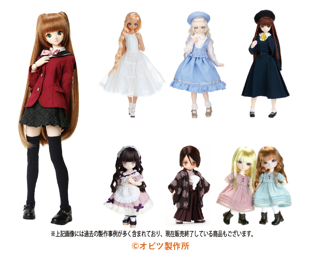Dolty_y's tweet photo. 【ここに注目④】次回企画展「#まるっとオビツ製作所」オビツボディを使用した完成品ドールシリーズ「オビツドール」。メイク済のヘッド／ウィッグ／ドールアイ／ドレス等一式が付属していてすぐに可愛いドールと戯れることが可能です。会期中に新作発売予定！お楽しみに！！
https://t.co/jBE3eC7P76 https://t.co/QBwuDsix3L