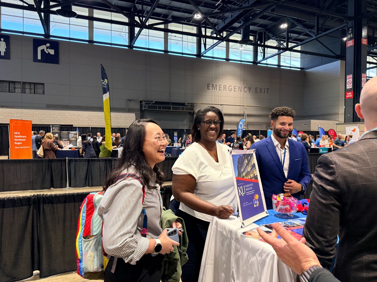 emresidents's tweet photo. Thank you for joining us for the Job &amp; Fellowship Fair!

#EMRA #EMRA26 #ACEP26 #EMBound https://t.co/vhSxeGVTCk