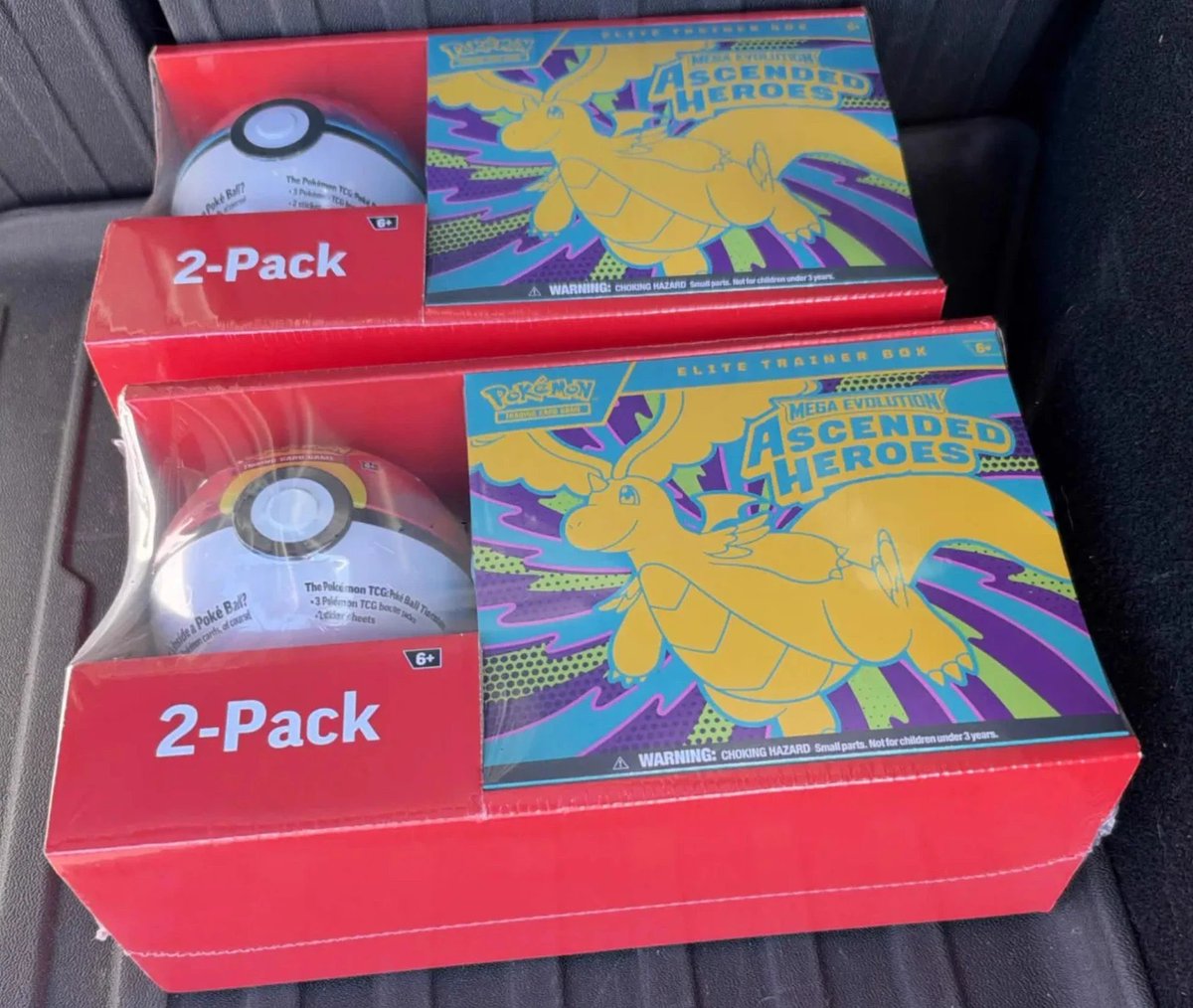POKEMONAIBOT's tweet photo. ASCENDED HEROES ETB 2-PACKS ARE HITTING SAM’S CLUB 👀

Select Sam’s Club locations are starting to receive Ascended Heroes Elite Trainer Box 2-Packs!

These are just beginning to show up, so inventory will vary by club.

Check your local Sam’s Club and let us know if you find them! 🔔
