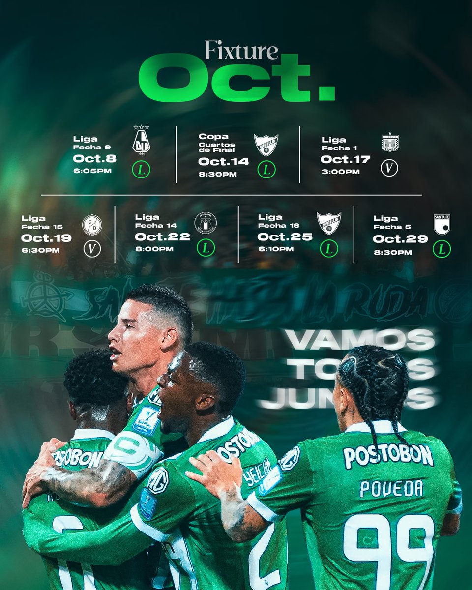 nacionaloficial's tweet photo. Compartimos nuestro fixture para el mes de octubre 🇳🇬

#VamosTodosJuntos https://t.co/9CglLLPWJ1
