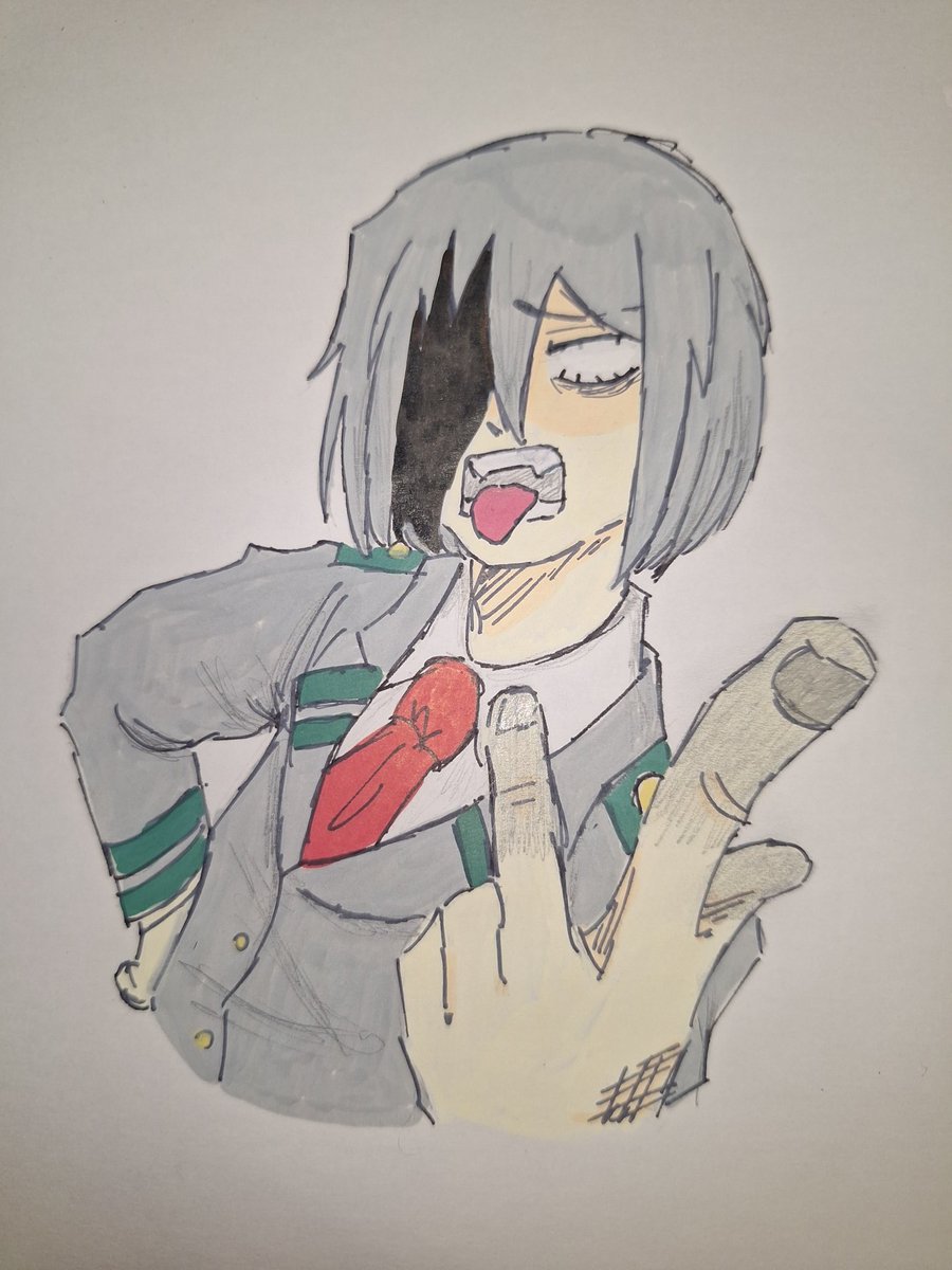 Grey_Fushenn's tweet photo. Damnn 😍 #OC #Mha #art https://t.co/78s6DH7NzF