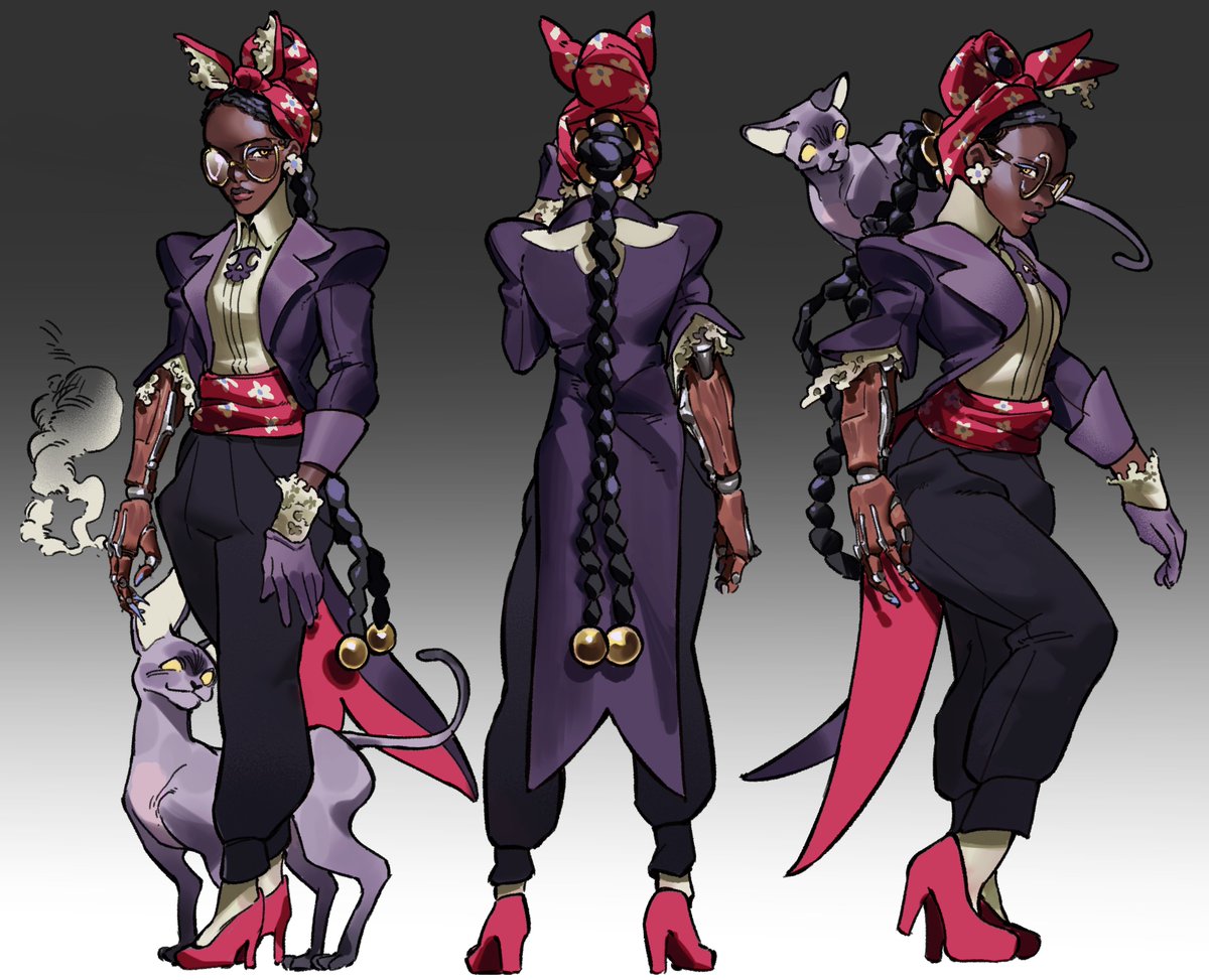 pruvidew's tweet photo. Calicio Redesign for fun #Deadlock https://t.co/xf9Z6t3pvg