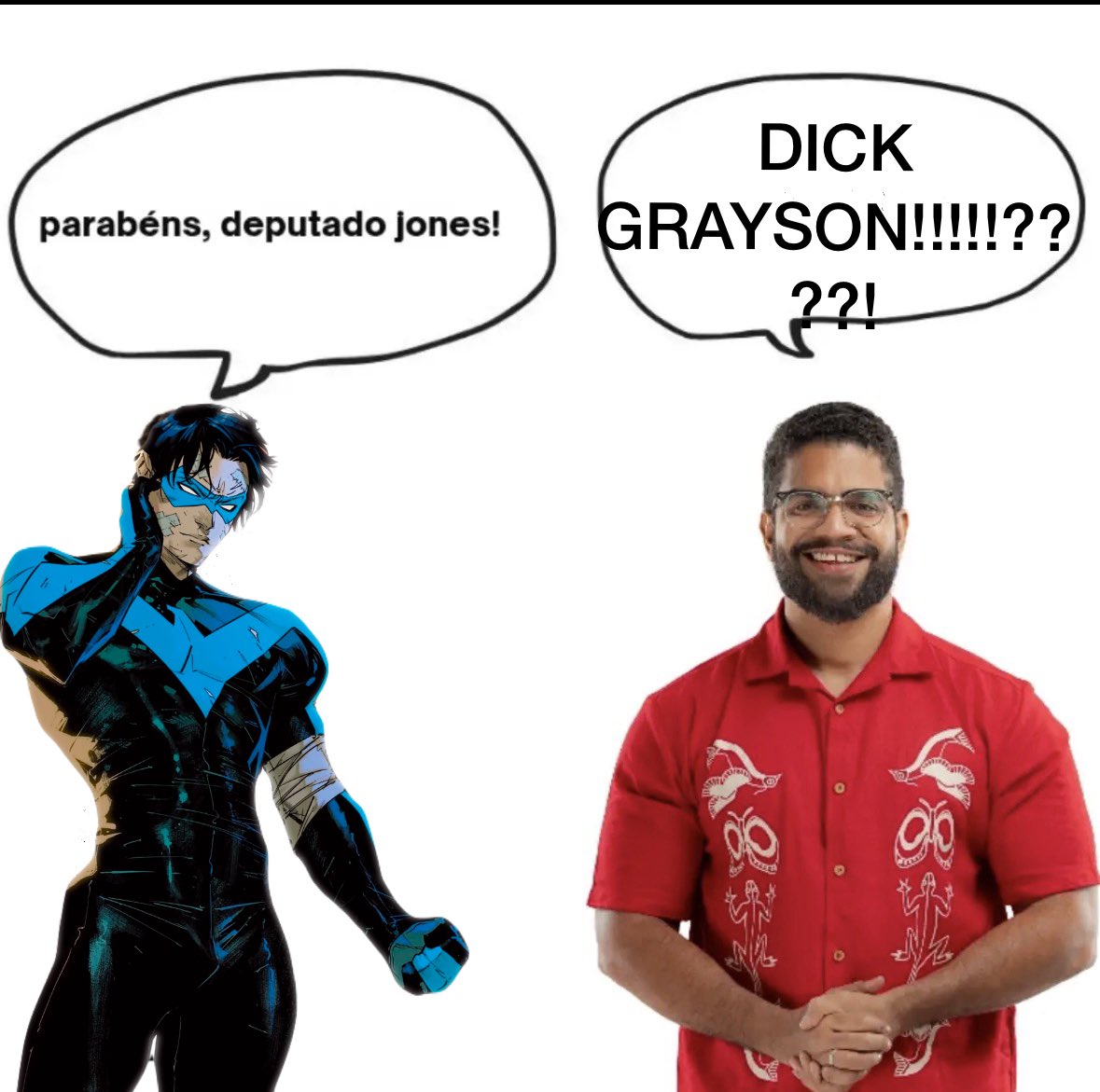 Batyazii's tweet photo. Nightwing  é 5050!!!!!!! https://t.co/xyqpu92shd