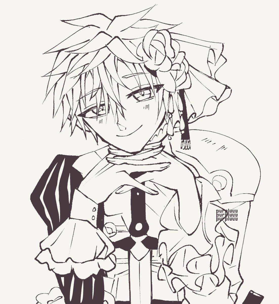 purpluuu_'s tweet photo. 🏰⚡ #10月6日は輝の日 https://t.co/J470wRocDb