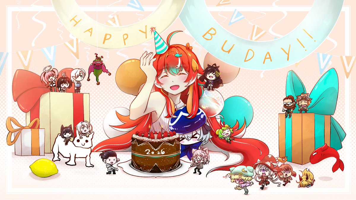 hoshiikagedraws's tweet photo. The Bu-Day Birthday Art we have commissioned with @linkf99!
Thank you so much to our oshi, @Bubulle_Cafishy for being the best and cutest goldfish!! 💙 And happiest of birthdays!!!
The people in the art is there for a reason! You will see why later!

The art is made by @L3ipha!! https://t.co/MlButz3qUt