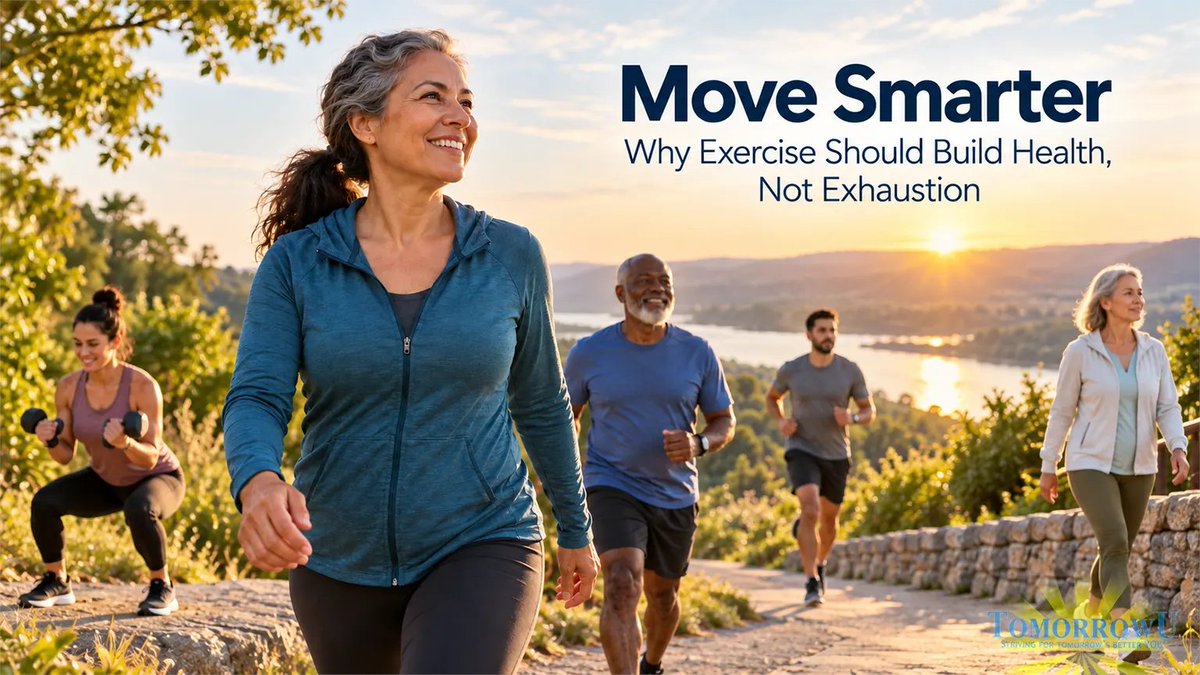 TomorrowU_org's tweet photo. The hardest workout isn’t always the most useful.

Walking, strength, intensity, and recovery each ask something different of the body. Health grows from using those signals wisely.

✨ https://t.co/riCDtYjirf

via @TomorrowU_org

#WellnessInsights #Movement https://t.co/nV6WP7x7xO