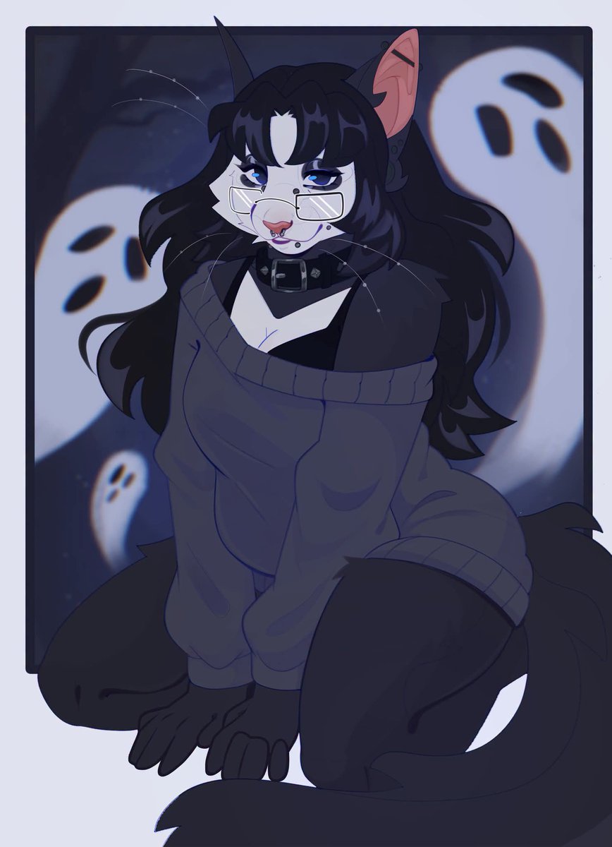 Lem0nSalt's tweet photo. Spooky full body comm, these are open! ;) https://t.co/CS3uT6385q