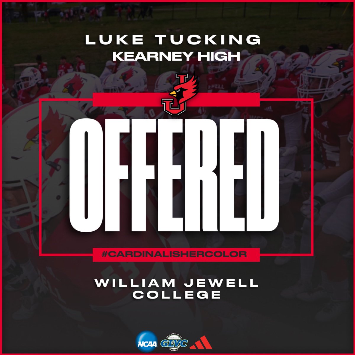 LTucking458's tweet photo. After a great team win last Friday, I am blessed to receive an offer from @JewellFootball!!
@CoachFaub @CoachWrightWJC @M_R_Brinkley @KMOBULLDOGS https://t.co/grAsFzXKrW