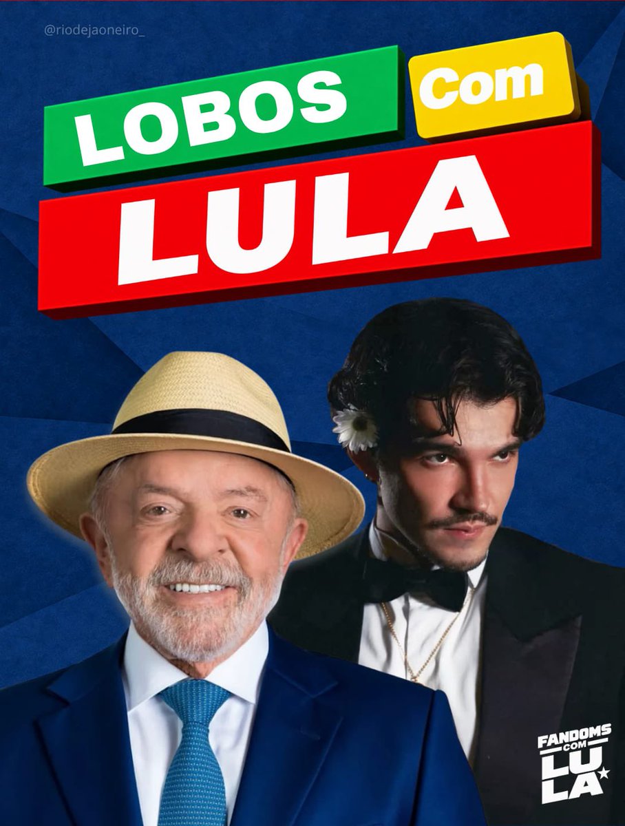 riodejaoneiro_'s tweet photo. Lobos com Lula! 🐺❤️

Nossa alcatéia não foge da luta. Seguimos juntos por um Brasil livre pra ser quem quiser.

SEGUNDO TURNO É LULA

#FandomsComLula https://t.co/EFivmgOWko