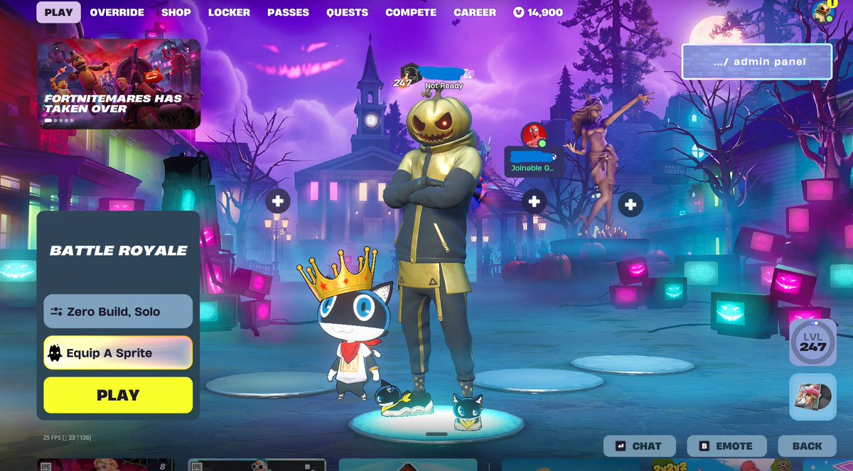 Lol1314177's tweet photo. 1st purchase of vbucks this fortnitemares which im not sure will be enough but i'll try to find away (should be at 22k next week) :] https://t.co/X3eMTmcNON