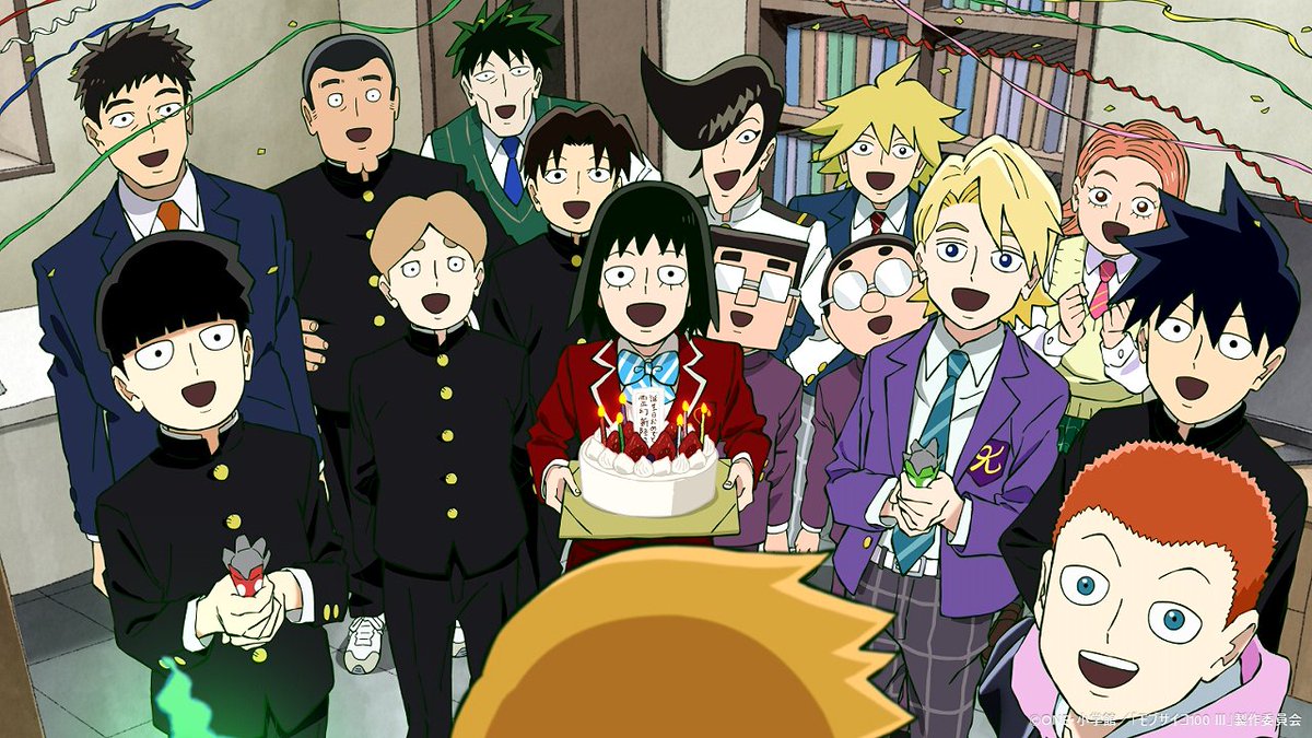 wb_anime's tweet photo. 10月10日は『#モブサイコ100』霊幻新隆の誕生日！霊幻師匠おめでとう！🎂✨
自称・世紀の霊能力者（？）の頼れる（？）師匠！今日も今日とて最高にキマってます！

Oct 10 is Reigen Arataka’s birthday! 🎂✨
Happy Birthday to everyone's favorite (self-proclaimed) psychic!

📺 #モブサイコ100 @mobpsycho_anime
