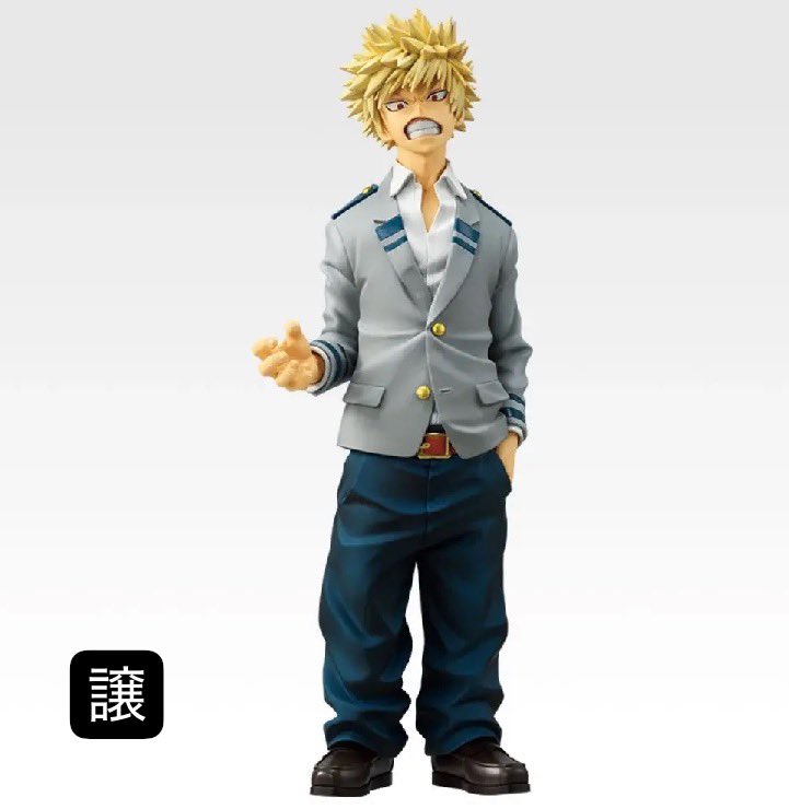 _ALLMIGHT831's tweet photo. 【交換】 
一番くじ 僕のヒーローアカデミア ヒロアカ 僕が最高のヒーローになるまでの物語

[譲] B賞 爆豪勝己(未開封)

[求] F賞 オールマイト人形フィギュア(未開封)

都内手渡しでの交換希望です！
お気軽にお声がけください🙇🏻‍♀️ https://t.co/RcNc2OhkeS