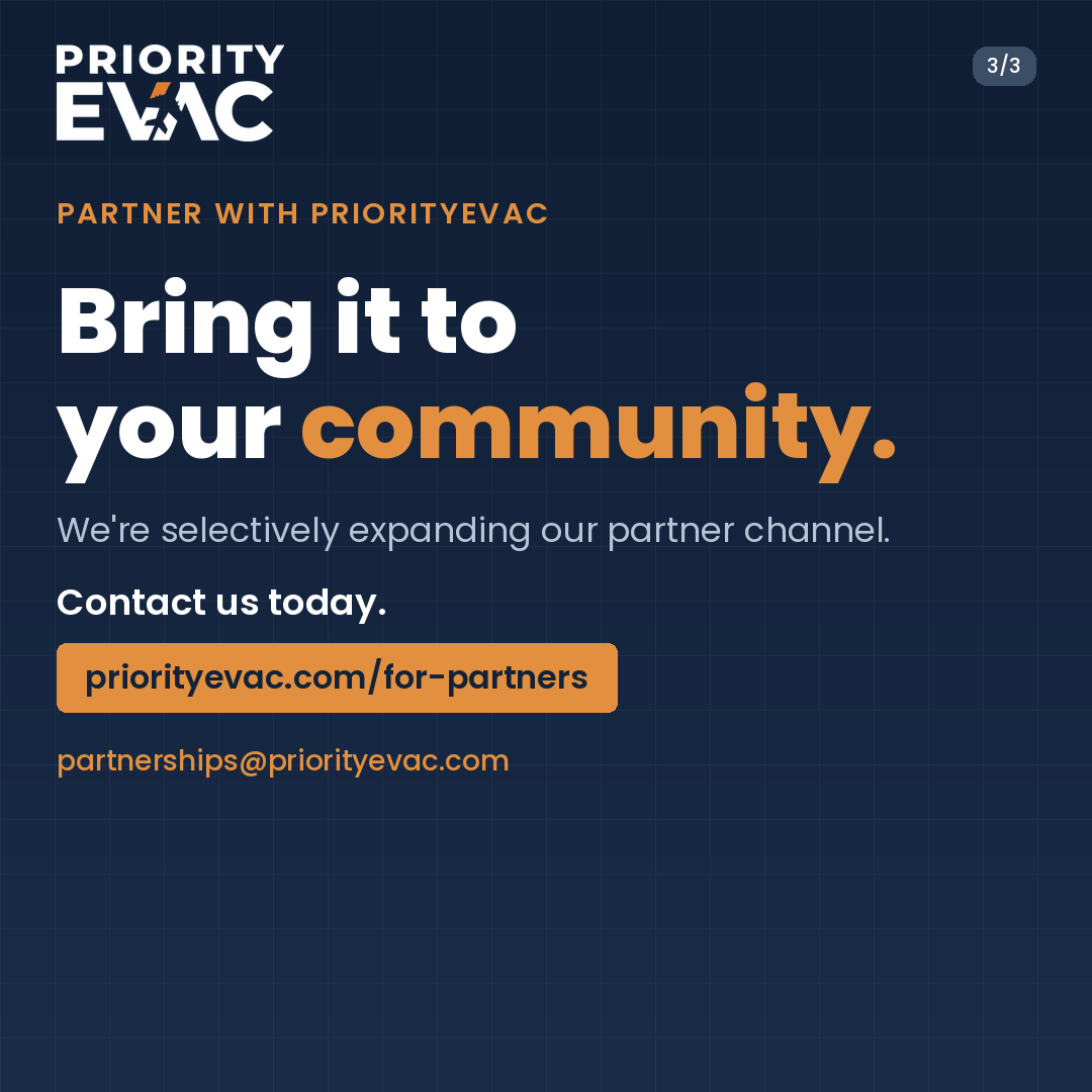 priorityevac's tweet photo. “What's our evacuation plan?” Residents ask HOA &amp; condo boards every hurricane season. PriorityEvac gives your community a real answer, board-sponsored or resident opt-in. Contact us today: https://t.co/wWNZBPUVdv #HOA #BeFirstOut https://t.co/WD8DaIDEqs