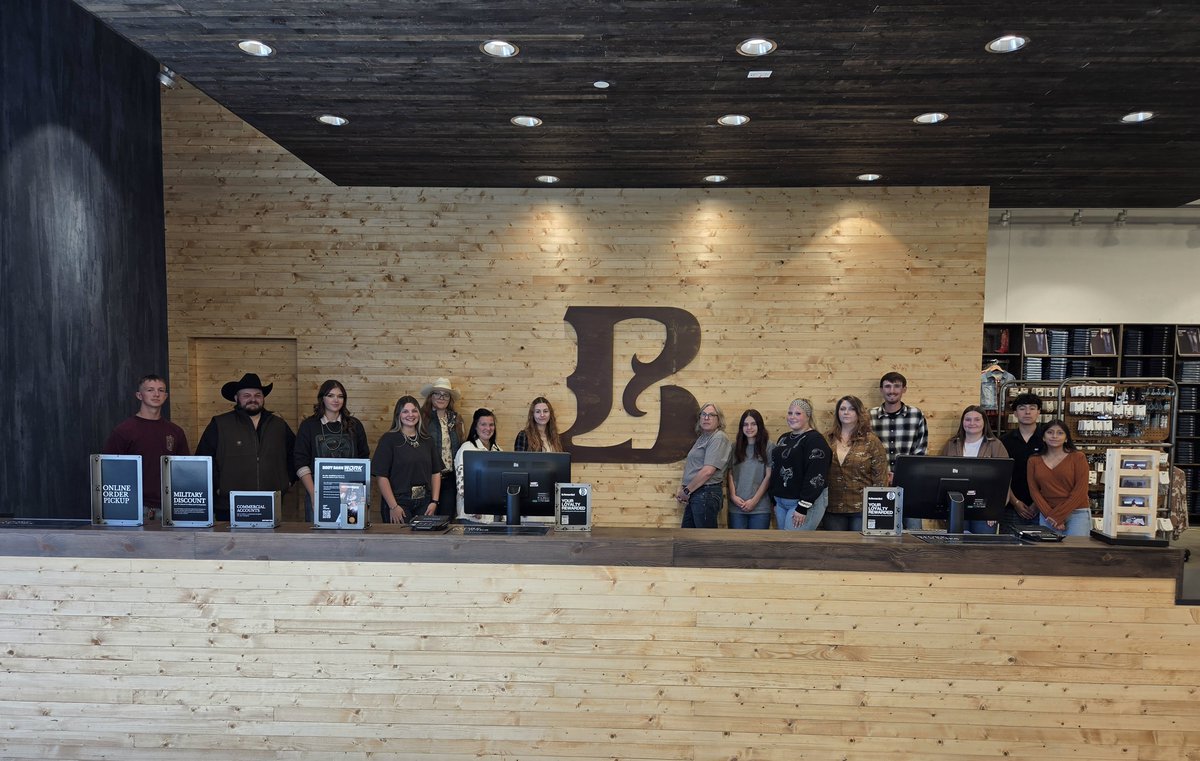 DonutCapitalism's tweet photo. Tomorrow, Tuesday October 6th is the big day. Boot Barn in Columbus, Indiana Opens at 9am.  I'm so proud of my team and the team of Boot Barn employees from other stores that helped us get ready.  We are all excited to be opening. https://t.co/WG36O8xFeE