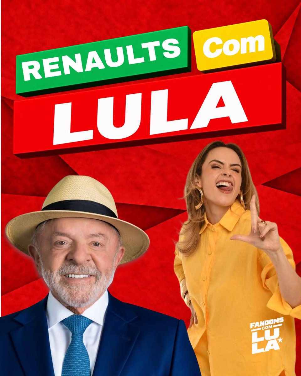 renaultipaulana's tweet photo. @conexaorenaults #FandomsComLula
#RenaultsComLula https://t.co/ep9WgbefM5
