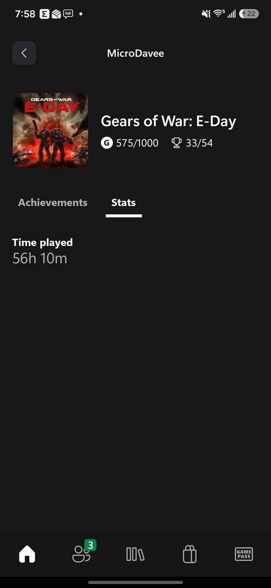 MicroDave4's tweet photo. @NinerNate4976 Brooooo im addicted to Gears to the point I might need AA 🤣 https://t.co/Vhie8wkxuH