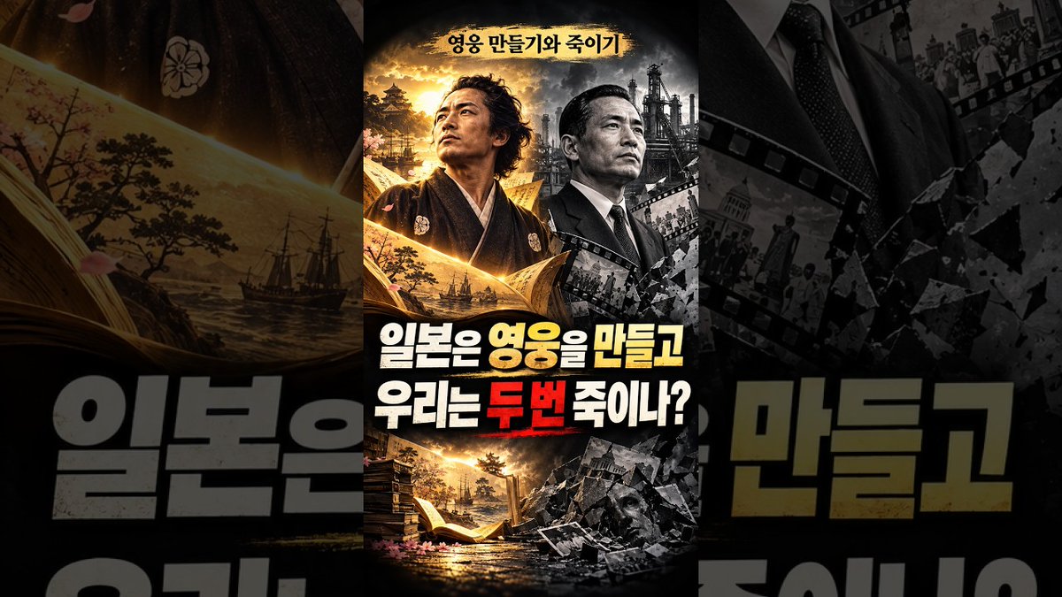 SeedVoice_KR's tweet photo. 일본은 소설로 근대화의 영웅을 만들고, 우리는 영화로 영웅을 두 번 죽일 것인가요?

공은 공대로, 과는 과대로. 사실로 평가하면 됩니다.

〈영웅 만들기와 죽이기〉 쇼츠는 아래 답글에서 보실 수 있습니다. https://t.co/uFmwj0Ud6B