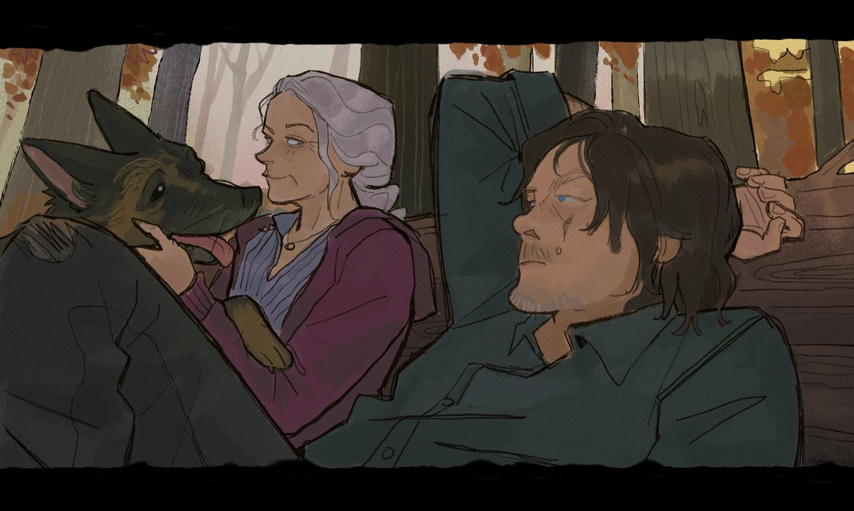 adrxwberri's tweet photo. Drew Daryl and carol again #twd https://t.co/zRcpIyW8fy