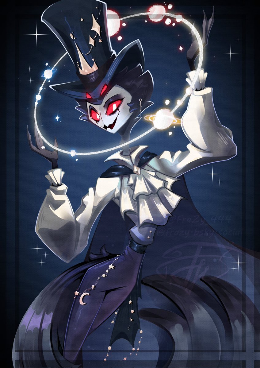 Claraarts01's tweet photo. 🎩
#HelluvaBoss #HelluvaBossStolas #Stolas #HelluvaBossFanart #HalloweenFashion @FraZy_444 #commissionwork #commissionopen https://t.co/kCe0r9LCMX