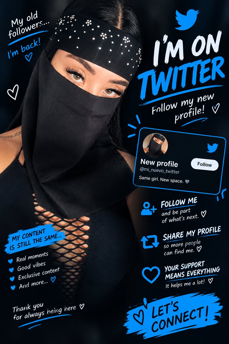 GoddessAmira31's tweet photo. If you were one of my previous followers, look me up again and hit "Follow." ❤️
And if you know someone who used to follow me, please share this post and help them find my new account. 🔄
I appreciate every "follow" and every share more than you can imagine. 🖤
Let's reconnect.✨ https://t.co/e9zQuh5hVI