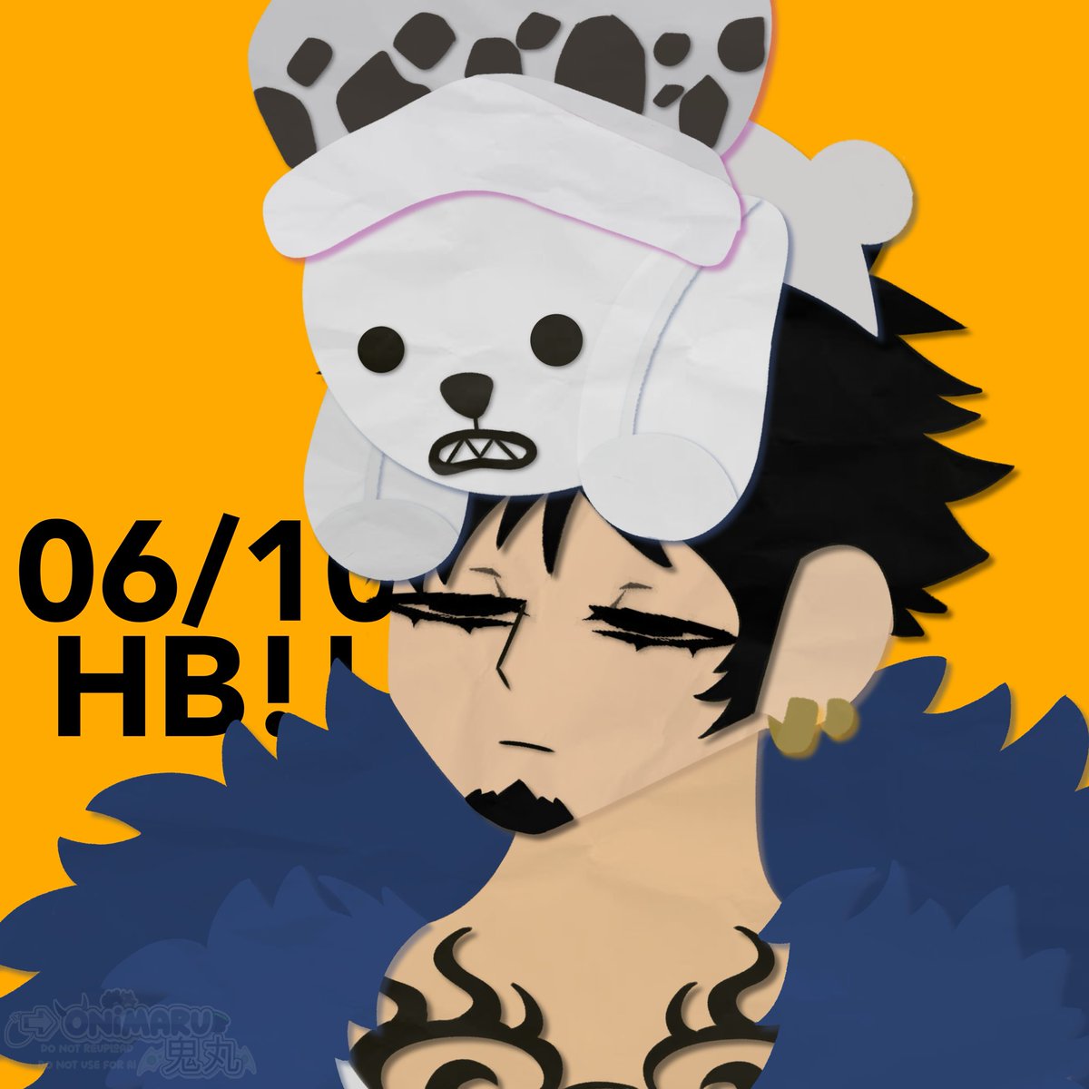 Oni_maruu's tweet photo. (very) LAZY BIRTHDAY ART FOR THE GOAT !!
#trafalgarlaw https://t.co/xJ6NGLRXxL