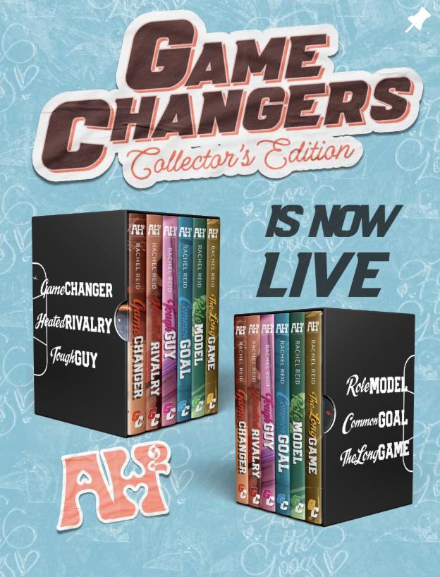 BackerKit's tweet photo. 24 hours left to grab Game Changers: Collector's Edition! 🏒💞

AH² Romance Collections has surpassed $1.2M+ from over 3.4K Loons! Help unlock more stretch goals and freebies before time is up. 

Don't let this one skate by ⛸️https://t.co/nEcbcIuufn https://t.co/LBEs9tviV9