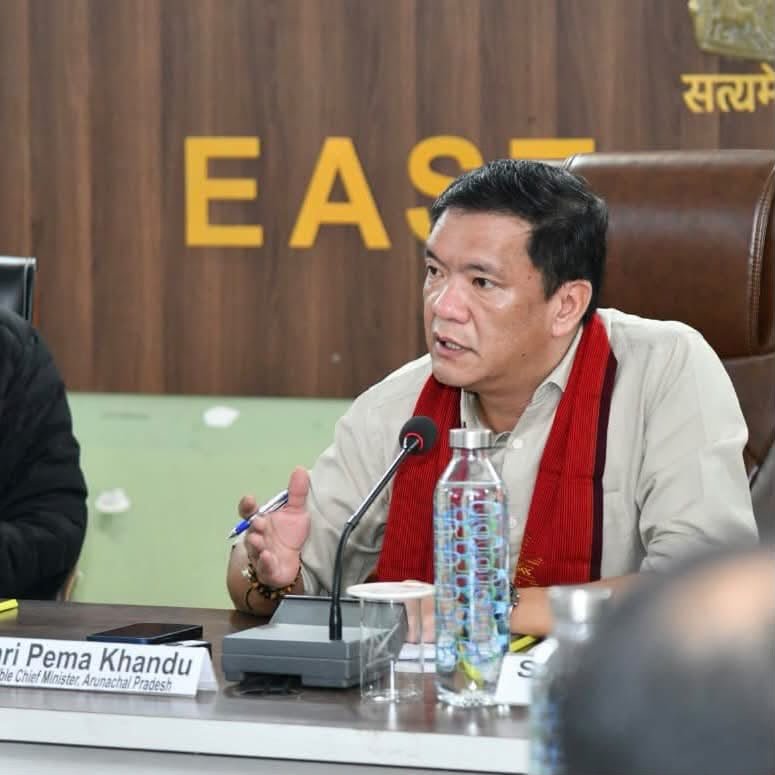 TawangBuzz's tweet photo. CM Pema Khandu said the right information about the Siang Project must reach the people. Consultations with communities and stakeholders aim to share facts and address concerns. #SiangProject #Siang #UpperSiang #ArunachalPradesh https://t.co/1PMXgT1LMz