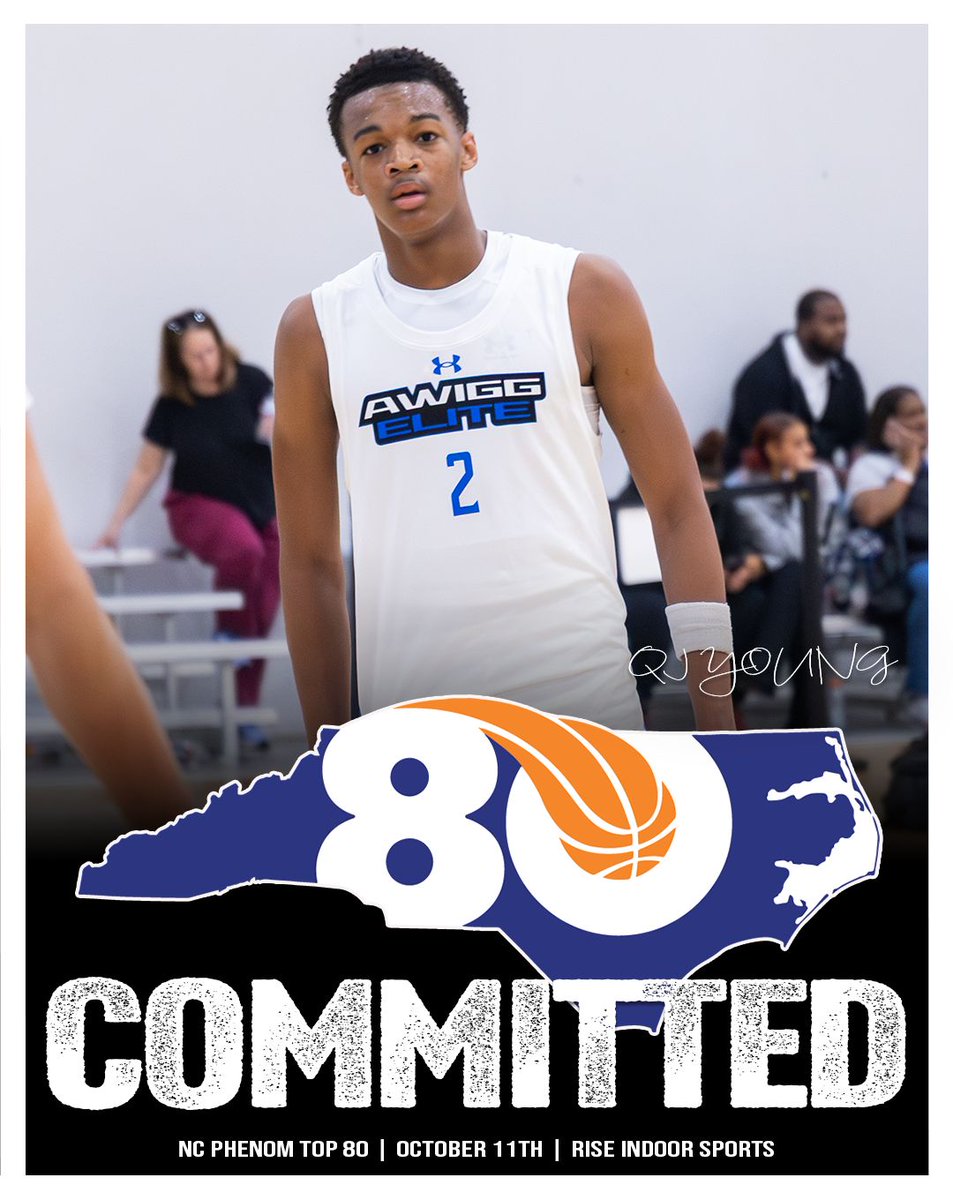 Phenom_Hoops's tweet photo. 2027 QJ Young will be one of many must-see players at the #NCTop80 this year.

Oct. 11
Bermuda Run

SHOW UP and SHOW OUT!!! #PhenomHoops https://t.co/4YAn8i9Opc
